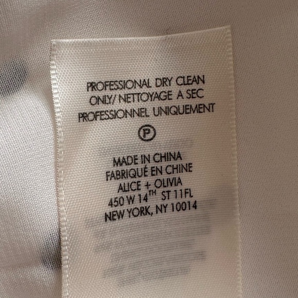 ALICE + OLIVIA Darva Polka Dot Faux Wrap Dress - Picture 11 of 11